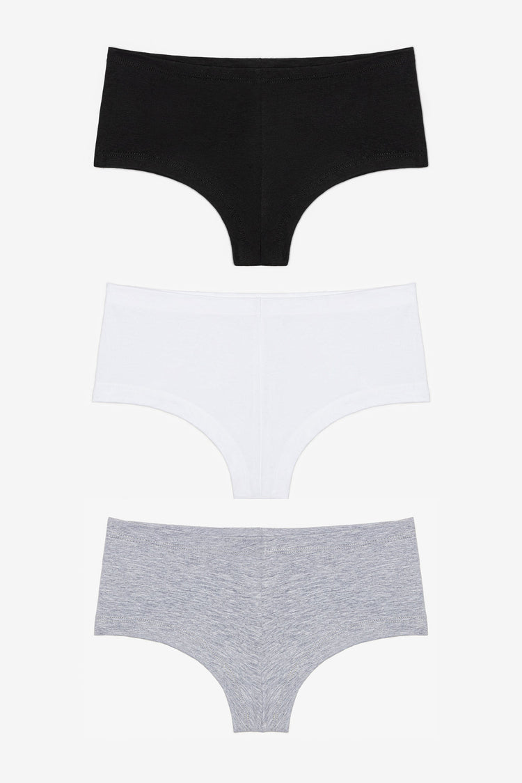 Black/white/heather grey