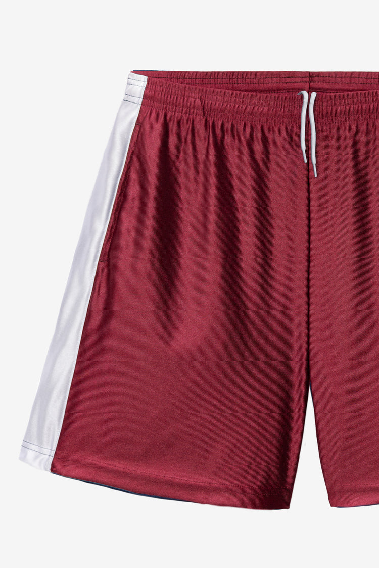 Burgundy/White