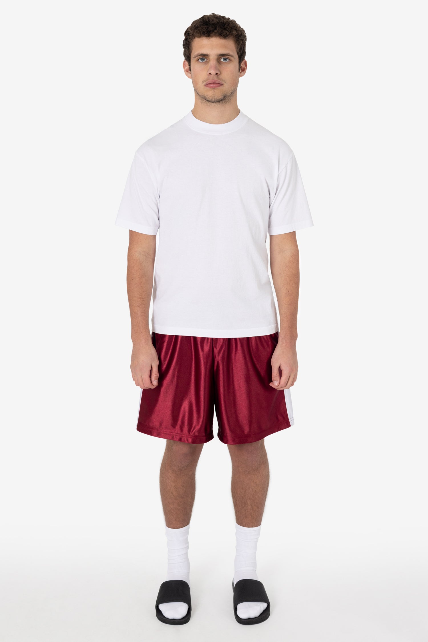 Burgundy/White