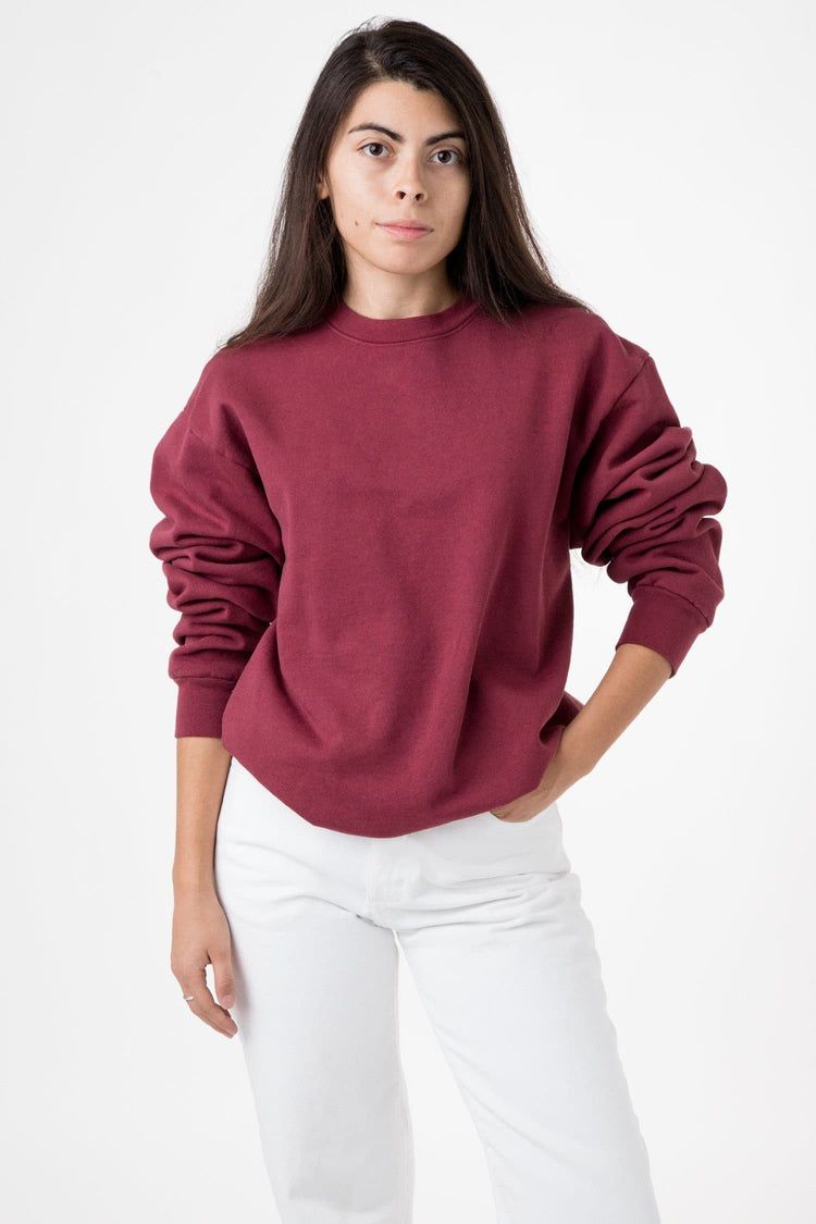 HF07 - Heavy Fleece Crewneck Sweater (Garment Dye)
