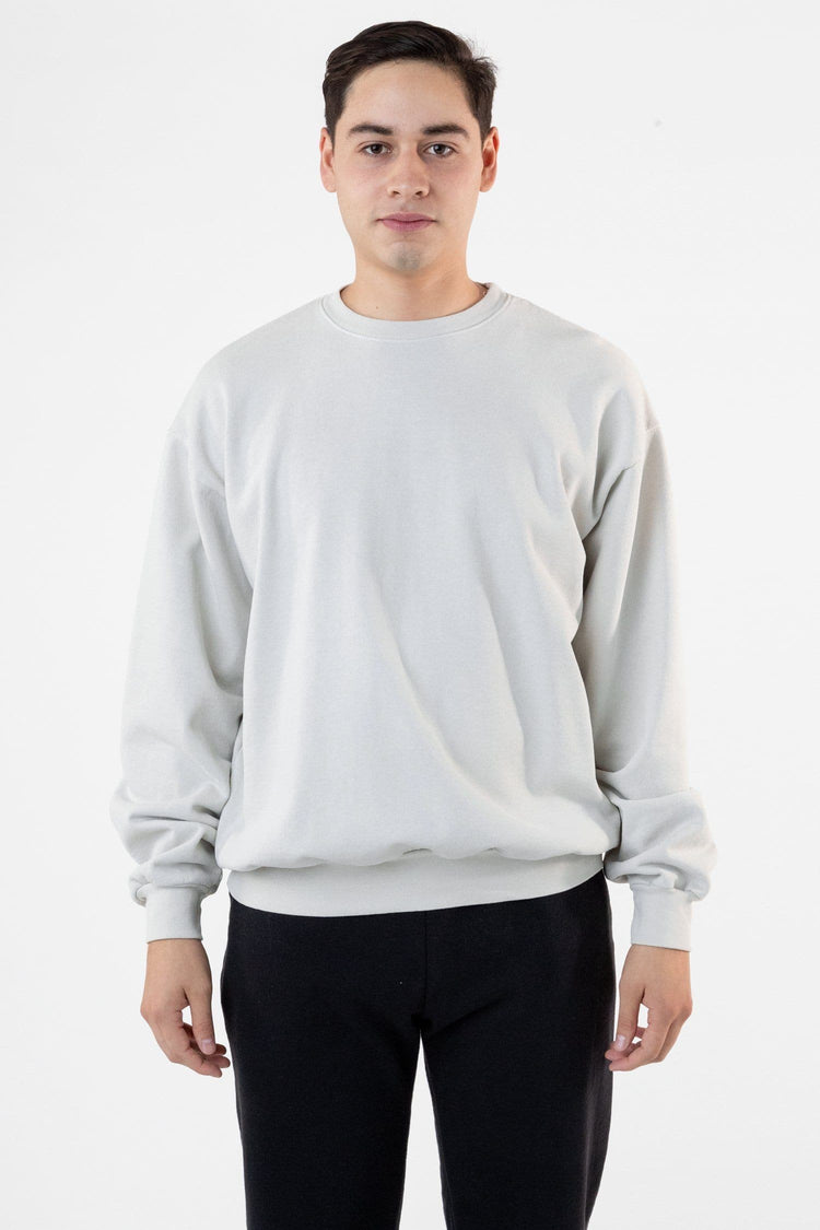 HF07 - Heavy Fleece Crewneck Sweater (Garment Dye)