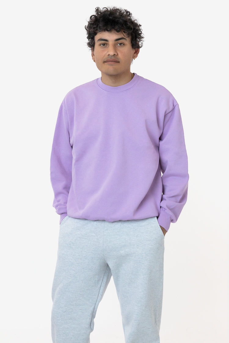 HF07 - Heavy Fleece Crewneck Sweater (Garment Dye)