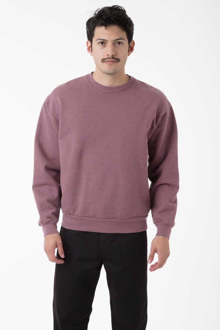 HF07 - Heavy Fleece Crewneck Sweater (Garment Dye)