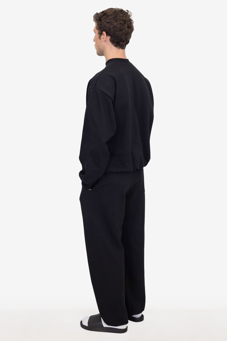 MWF1045 - 10 oz. Mid-Weight Poly Cotton Fleece Wide Open Bottom Sweatpant