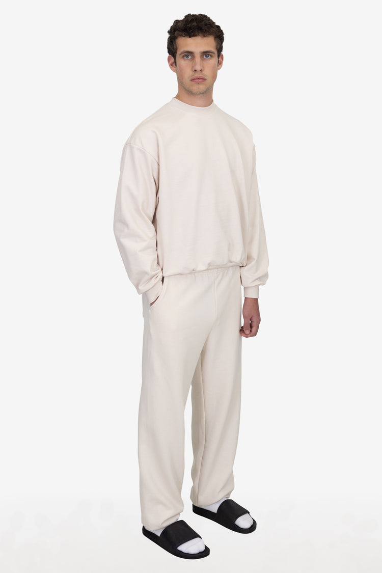 MWF1045 - 10 oz. Mid-Weight Poly Cotton Fleece Wide Open Bottom Sweatpant