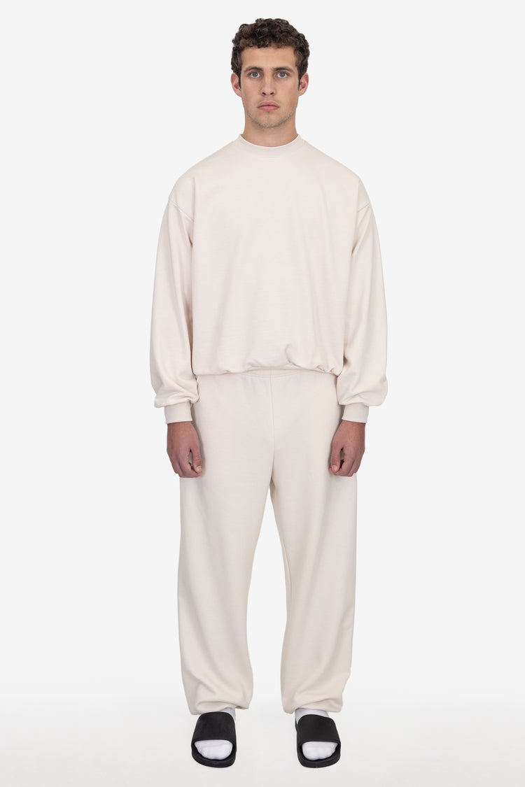 MWF1045 - 10 oz. Mid-Weight Poly Cotton Fleece Wide Open Bottom Sweatpant