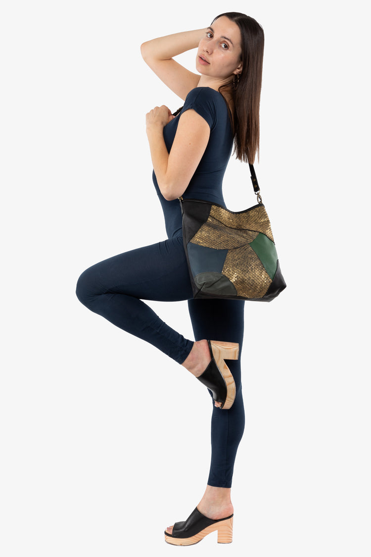 Gold Snake Mosaic