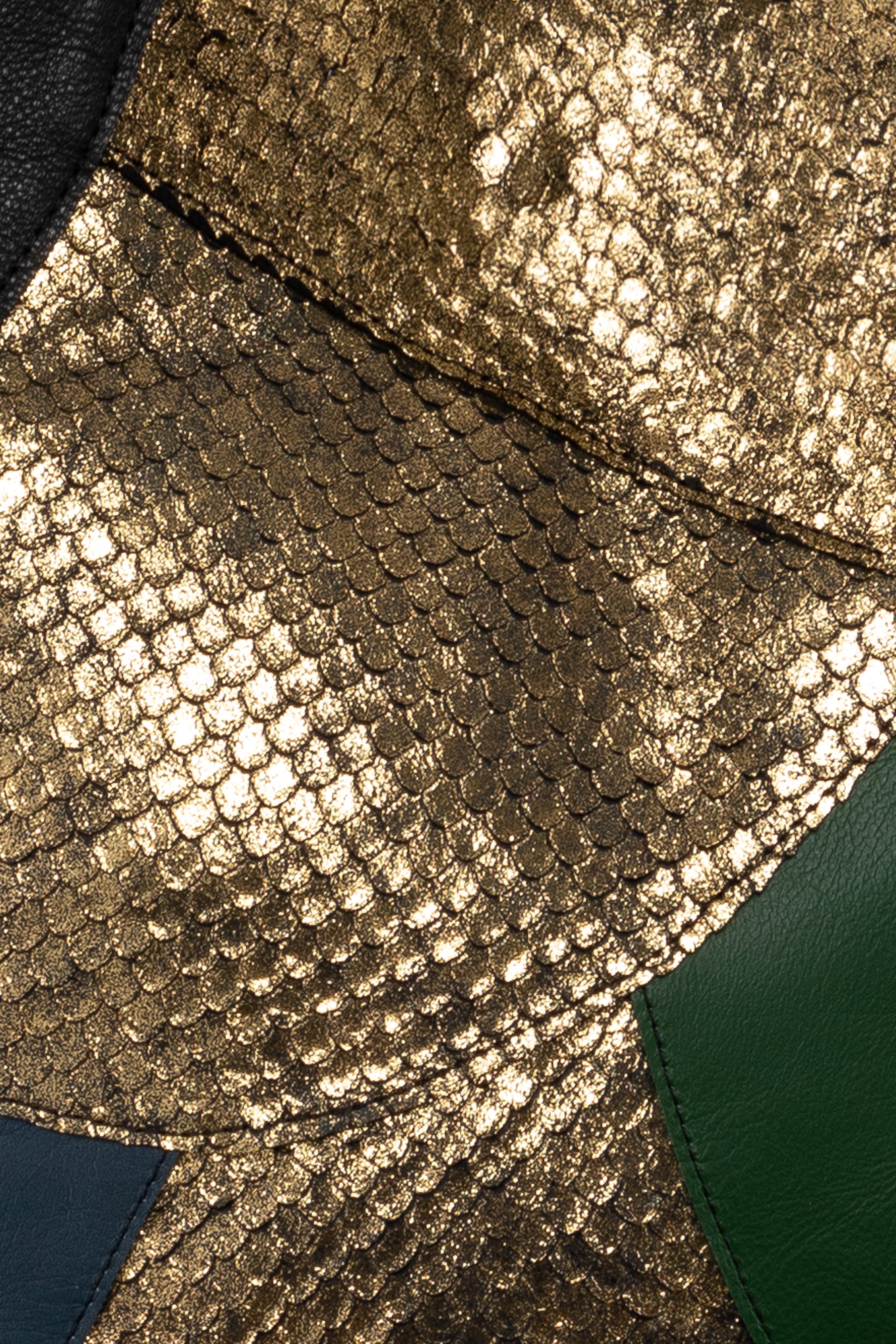 Gold Snake Mosaic