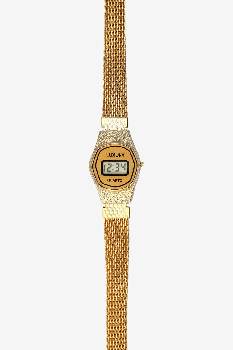 WCHRA55 - Tiny Metal Mesh Luxury Watch