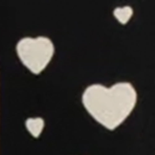 black/hearts