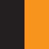 black/orange