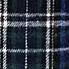 black/royal/green plaid