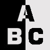 english black/white