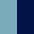 light blue/navy