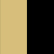 natural brass/black