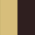 natural brass/dark brown