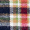navy/gold/red plaid