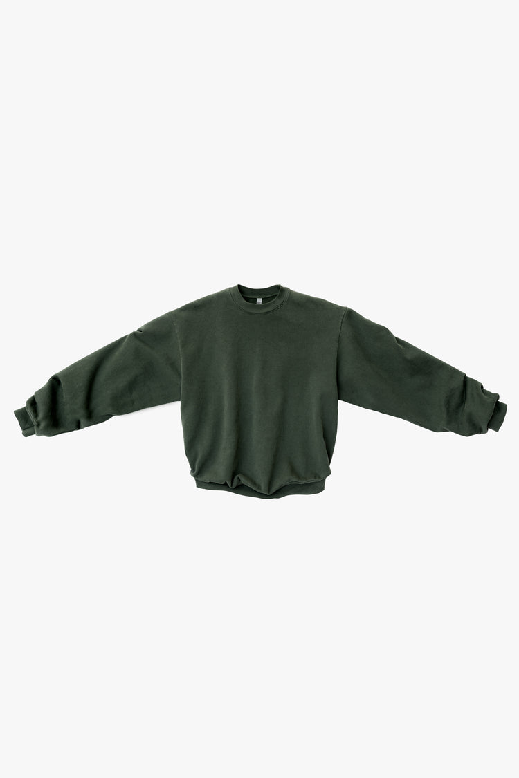HF07 - Heavy Fleece Crewneck Sweater (Garment Dye)