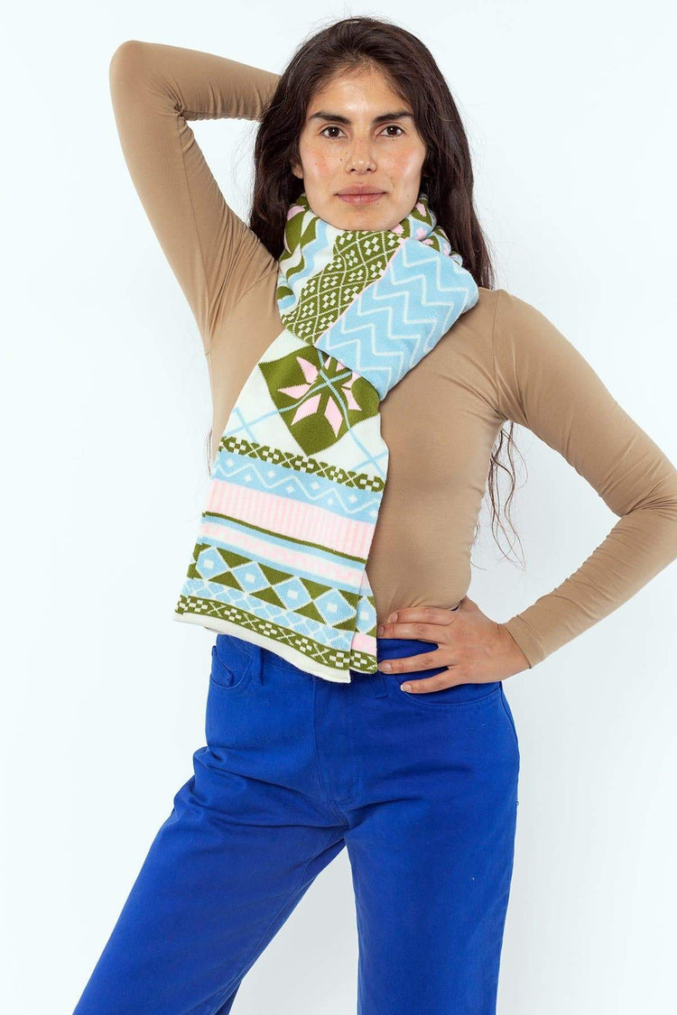 JQSCARF11 - Fair Isle Scarf