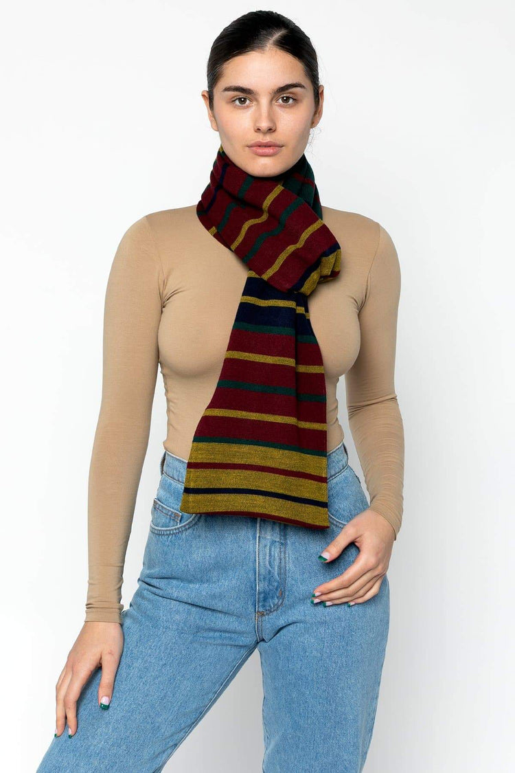 Chartreuse/Burgundy