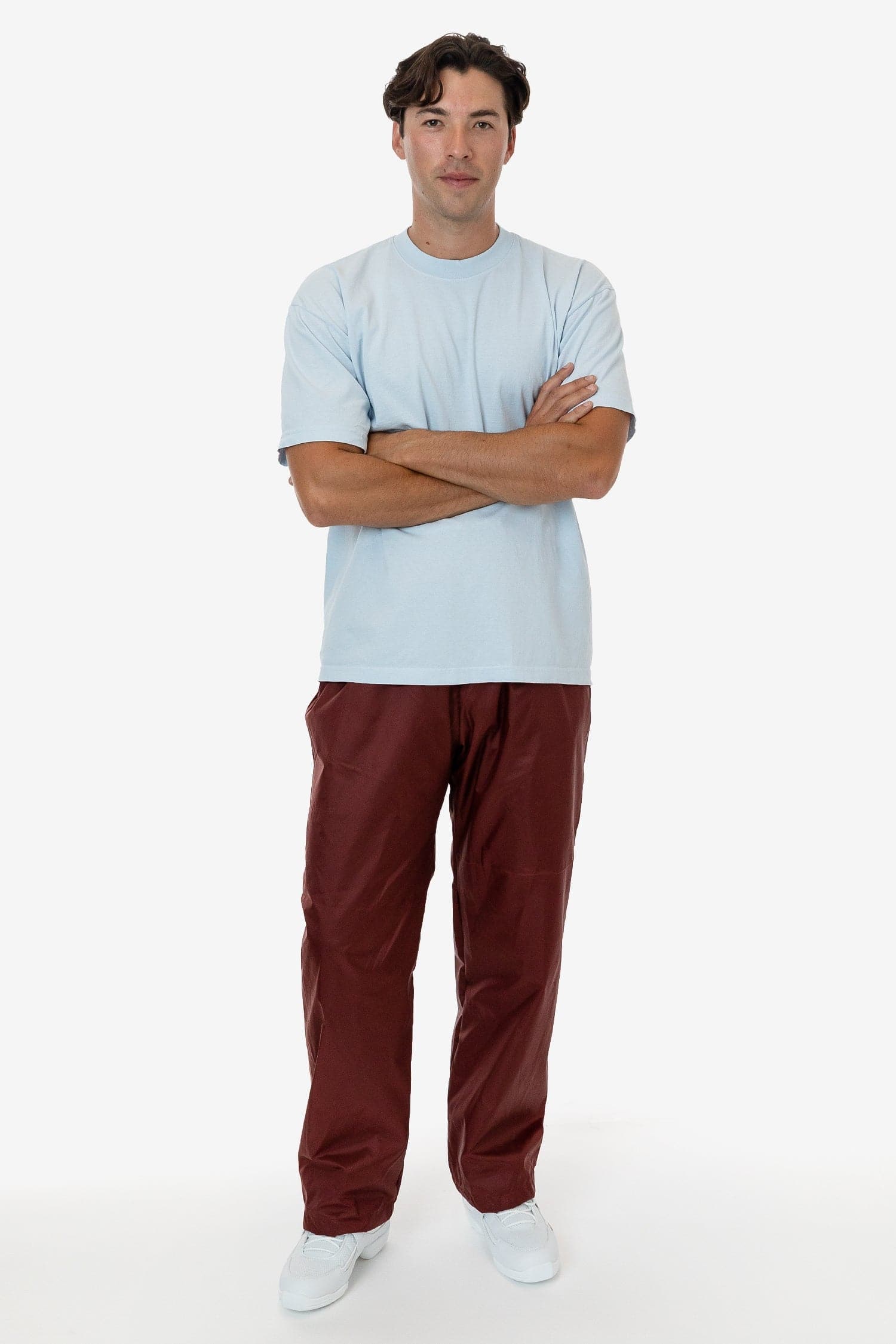 Nicholas is 6'1 wearing size L