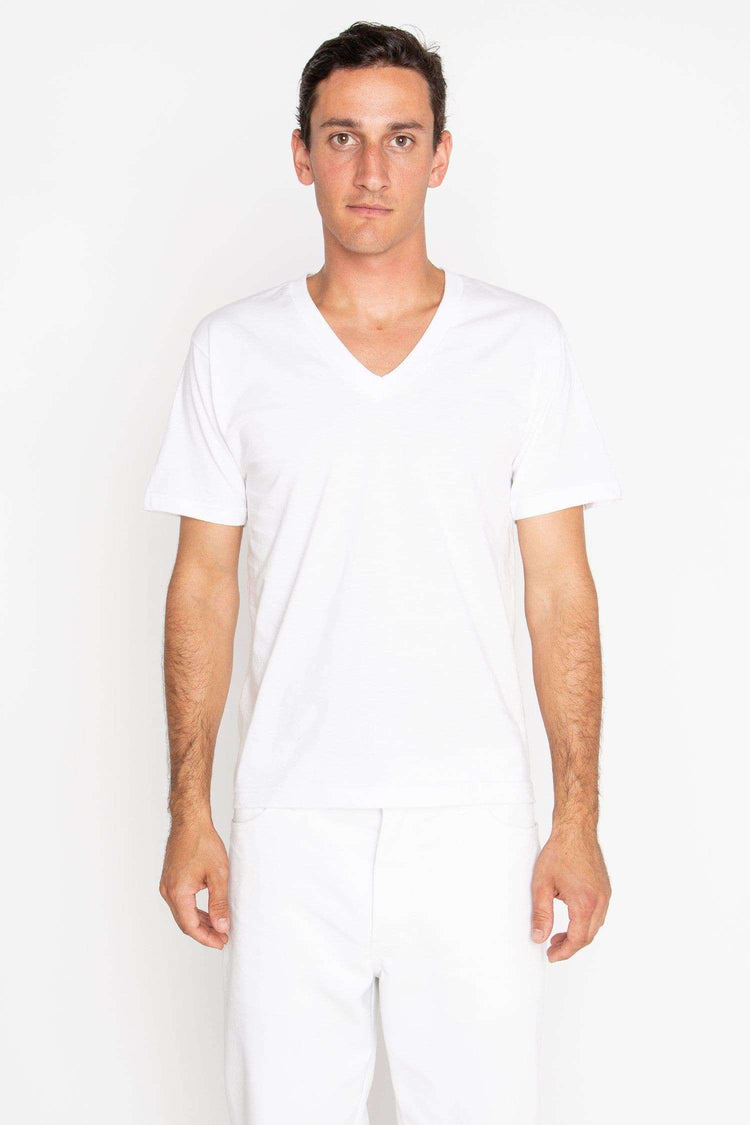 24056 Mix - Fine Jersey V-Neck T-Shirt